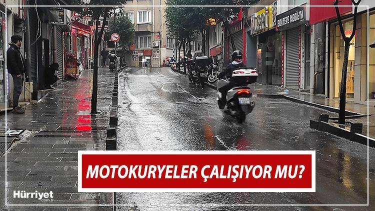 Motokuryeler çalışıyor mu Online yemek ve market siparişleri iptal mi edildi İstanbul Valisi Gülden açıklama