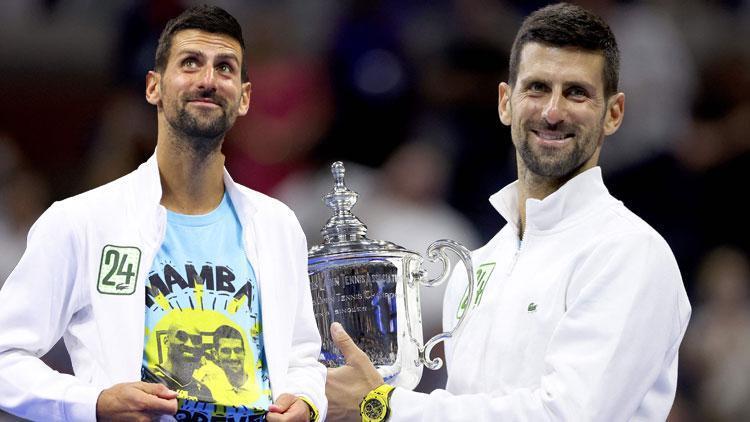 Amerika Açıkta şampiyon Novak Djokovic 24. zafer sonrası Kobe Byrantı andı