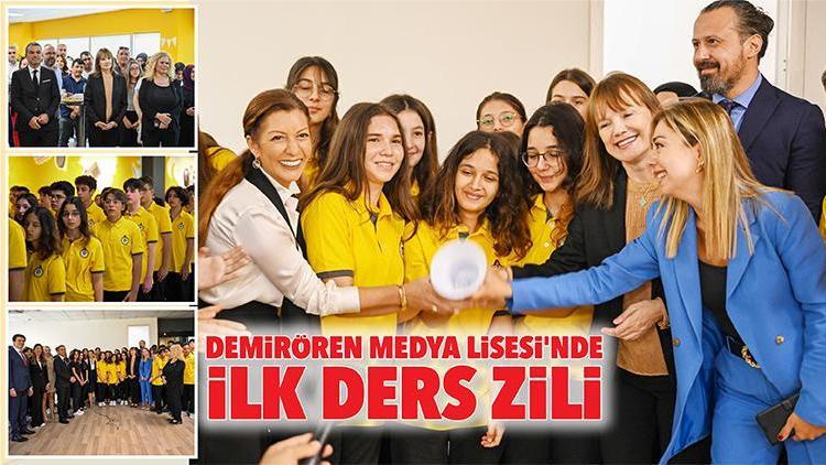 Demirören Medya Lisesinde ilk ders zili