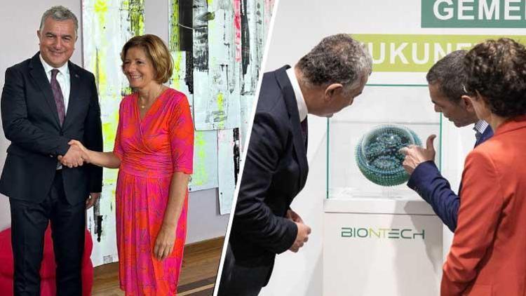 Önce Başbakanlık, ardından BioNTech ziyareti