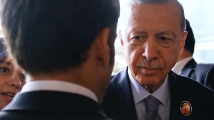 G20de gülümseten diyalog... Erdoğan Macrona sordu: Hani gelecektin