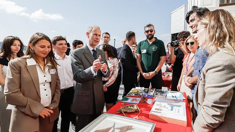 Edinburgh Dükü, Kabataş Erkek Lisesi’ni ziyaret etti