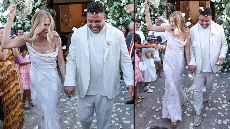 Fenomen Ronaldo evlendi: İlk tebrik eski eşinden