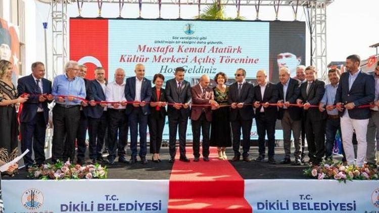 Dikilide kültür merkezi açılış töreni düzenlendi