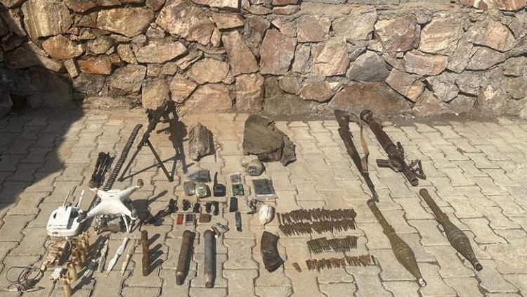 Bitliste PKKya operasyon: Çok sayıda silah ve mühimmat ele geçirildi