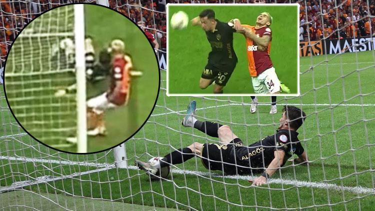 Galatasaray - Ankaragücü maçının tartışmalı pozisyonları Top çizgiyi geçti mi Torreira - Morutan pozisyonu...