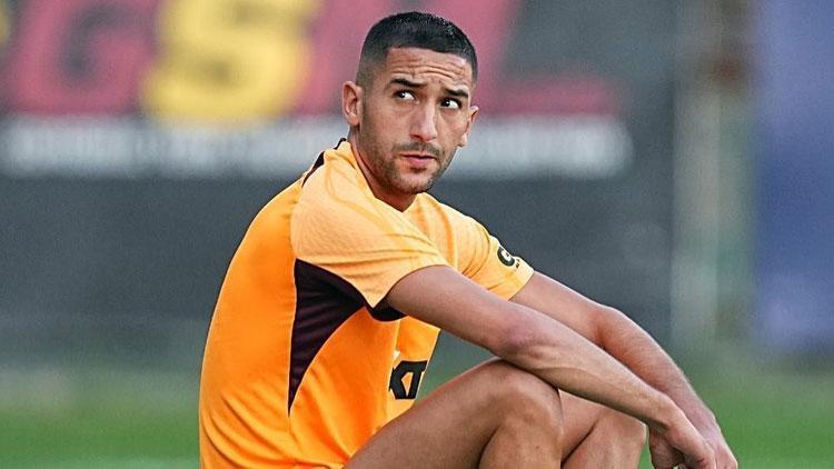 Galatasaray, Manchester United maçının hazırlıklarını tamamladı Hakim Ziyech...