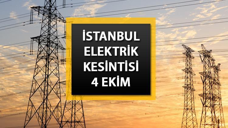 İstanbul elektrik kesintisi listesi 4 Ekim Çarşamba elektrikler ne zaman gelecek BEDAŞ paylaştı: Birçok mahallede kesinti yapılacak..