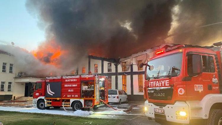 Kayseride fabrika yangını: Kontrol altına alındı