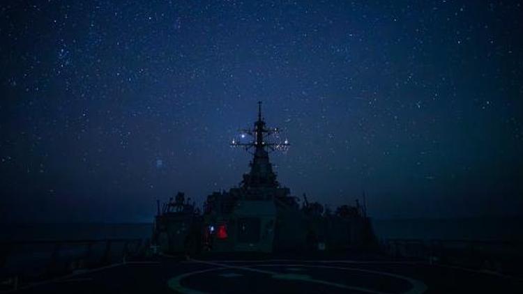 USS Gerald R. Forddan paylaşım: Nöbetteyiz
