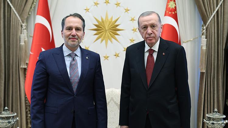 Cumhurbaşkanı Recep Tayyip Erdoğan, Fatih Erbakanı kabul etti