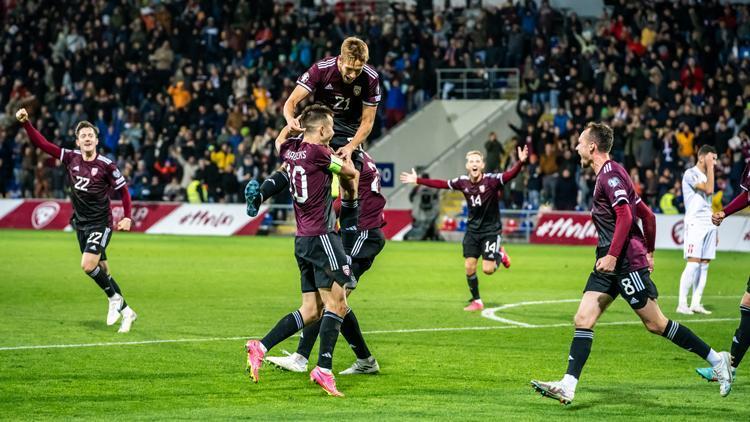 A Milli Takıma Letonyadan müjde Ermenistan 2 golle kaybetti