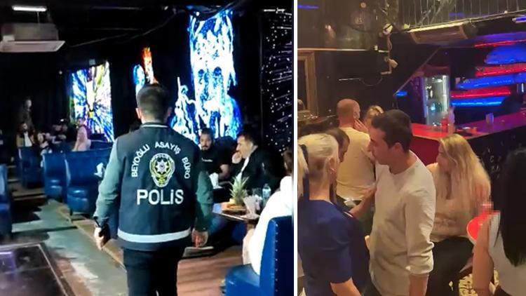 Taksim’de gece kulüplerine baskın Sahte içkiler ele geçirildi