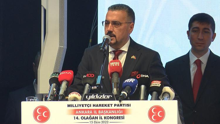 Milliyetçi Hareket Partisinin Ankara İl Başkanı olarak tekrar Alparslan Doğan seçildi
