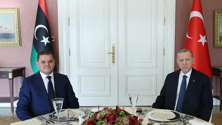 Cumhurbaşkanı Recep Tayyip Erdoğan, Libya Başbakanı Dibeybeyi kabul etti