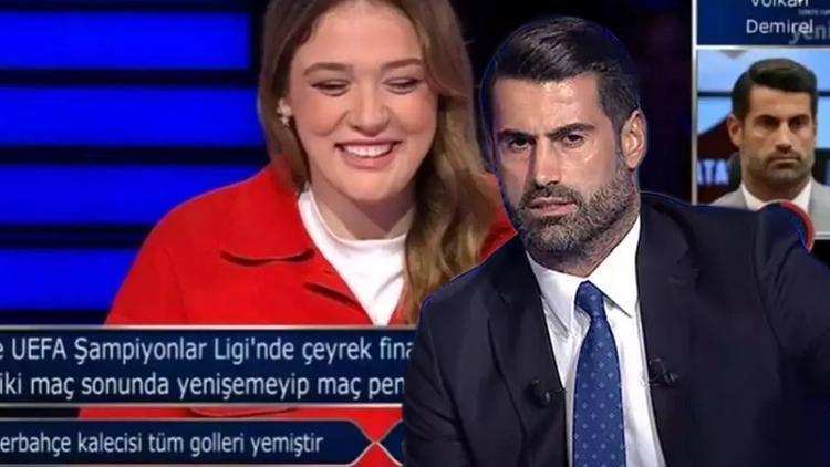 Kim Milyoner Olmak İsterde Fenerbahçe sorusu Zehra Güneş, joker olarak Volkan Demireli aradı ve...