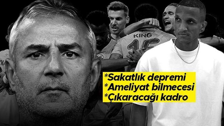 Fenerbahçede Trabzonspor maçı öncesi İsmail Kartaldan flaş kadro ve transfer kararı