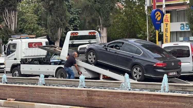 Emekli işçilerin tazminatını ödemeyen belediye şirketinin aracı haczedildi