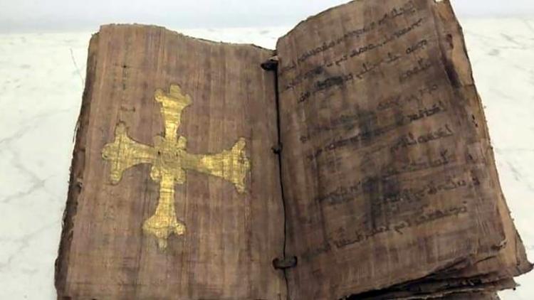 Çerkezköyde bir evde yapılan aramada el yazması İncil bulundu