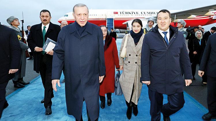 Cumhurbaşkanı Erdoğan Kazakistan’da... Türk Devletleri Zirvesi başladı