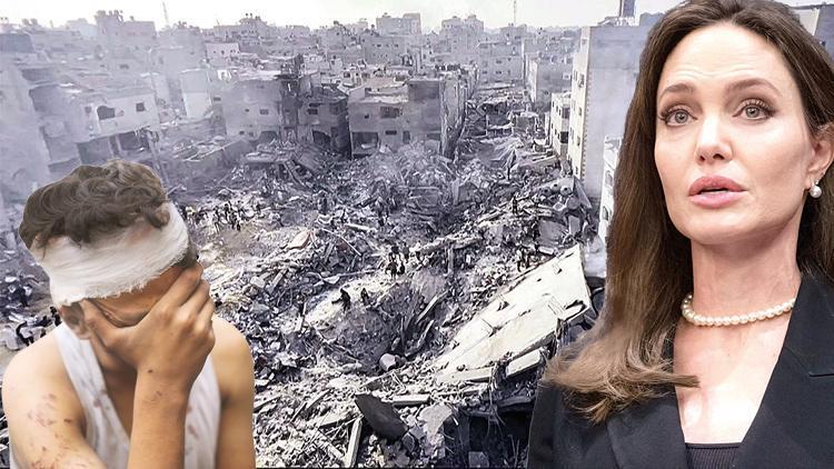 Angelina Jolie’den İsrail’e sert tepki: Gazze açık hava hapishanesiydi, toplu mezara döndü