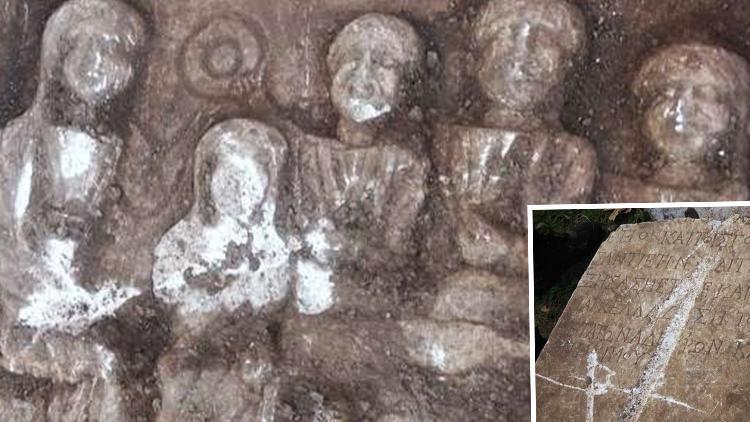 Yalovada 1800 yıllık mermer stel bulundu