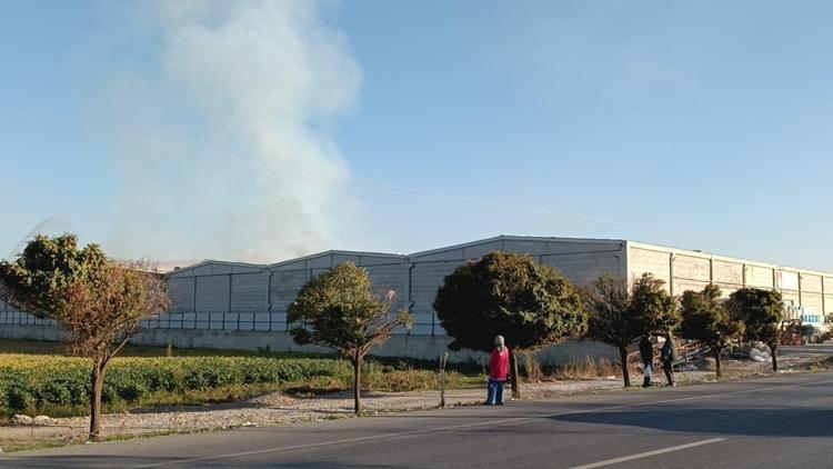 Kahramanmaraş Türkoğlunda fabrika yangını