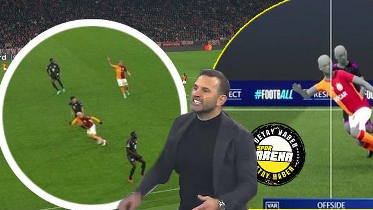 Galatasarayın golünde ofsayt çizgisi yanlış çekildi iddiası Çok konuşulan görüntü: Icardi, Kim Min Jae ve Upamecano...