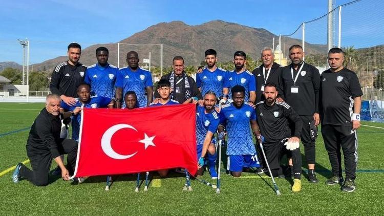 Şahinbey Ampute Futbol Takımı, Şampiyonlar Ligi’nde finale yükseldi