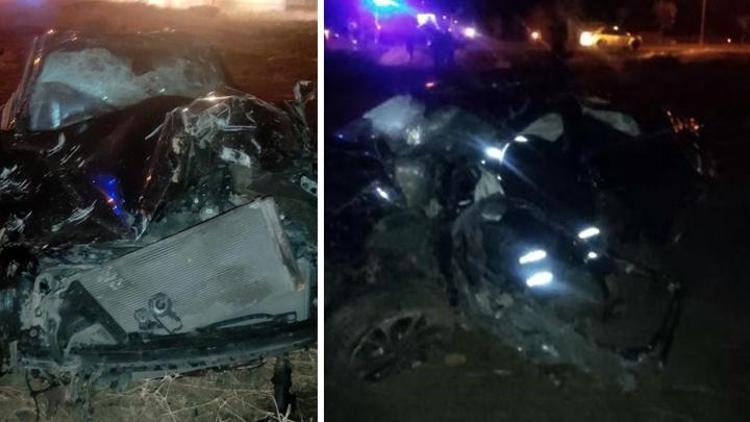 Mardinde feci kaza Takla atan otomobildeki sürücü hayatını kaybetti