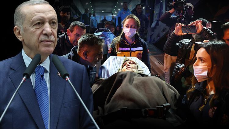 cumhurbaşkanı erdoğan, gazze'den ankara'ya getirilen hastaları ziyaret  ediyor - son dakika haberleri i̇nternet