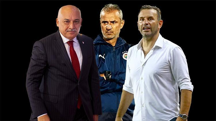 TFF Başkanı Mehmet Büyükekşiden Süper Kupa açıklaması Okan Buruk ve İsmail Kartalın riski...