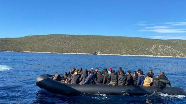 İzmirde 48 kaçak göçmen yakalandı