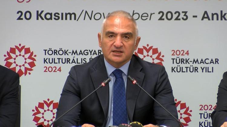 Kültür ve Turizm Bakanı Mehmet Nuri Ersoy: Kültür sanat değerlerimizin Macaristanda en çarpıcı şekilde tanıtılmasını istiyoruz