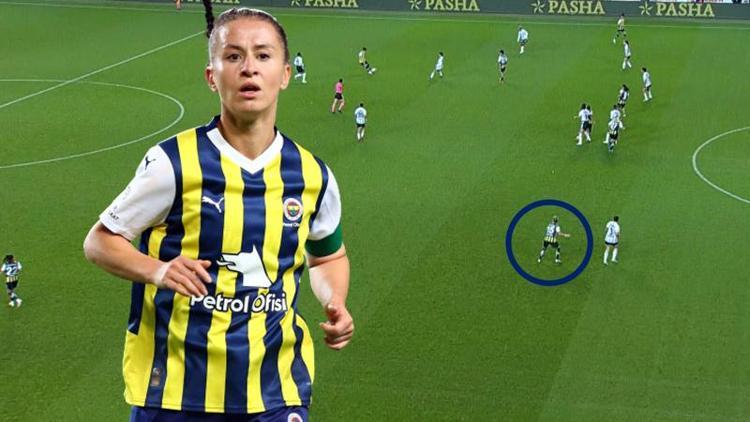 Fenerbahçe - Beşiktaş kadın futbol maçında çok konuşulan pozisyon