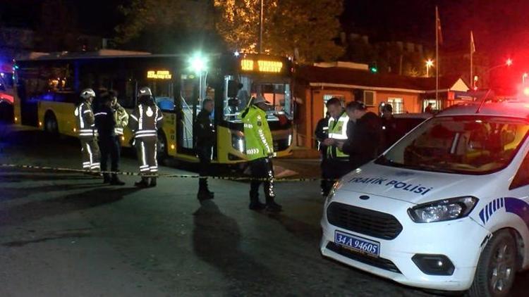Sancaktepede korkunç kaza: Otobüsün çarptığı kadın hayatını kaybetti Frene bastı ama duramadı