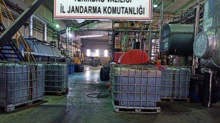 Çerkezköyde 12 bin 650 litre kaçak akaryakıt ele geçirildi