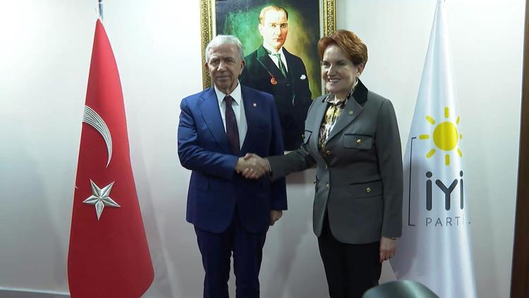 Ankara Büyükşehir Belediye Başkanı Mansur Yavaştan İYİ Parti Genel Başkanı Akşenere ziyaret