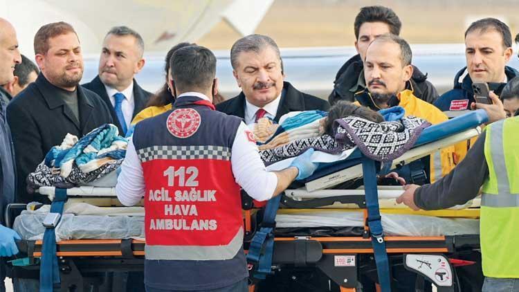 3 yaralı Gazzeli çocuk Ankara’da