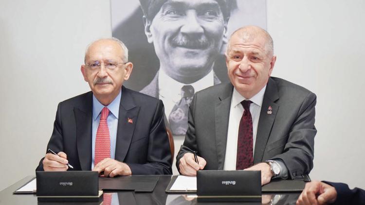 Zafer Partisi’ne üç bakanlık... Ümit Özdağ Kılıçdaroğlu’yla protokolü paylaştı