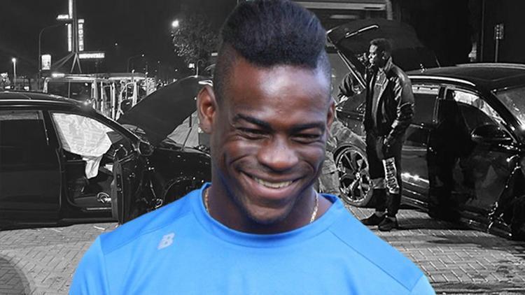 Adana Demirsporun golcüsü Mario Balotelli trafik kazası geçirdi Testi reddetti, sağlık durumu iyi