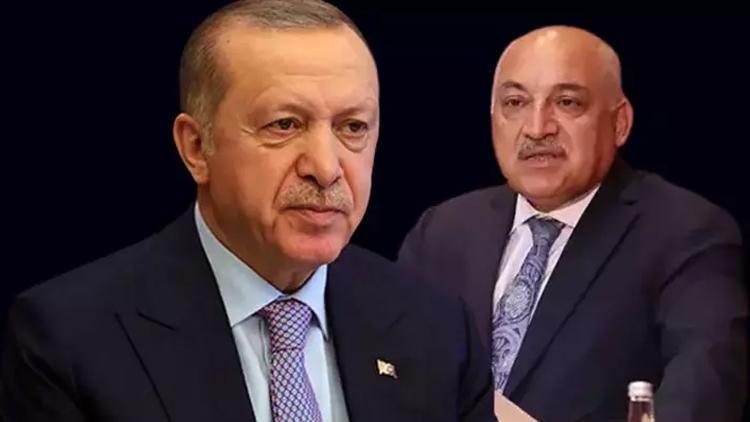 Cumhurbaşkanı Recep Tayyip Erdoğan, TFF Başkanı Mehmet Büyükekşiyi kabul etti