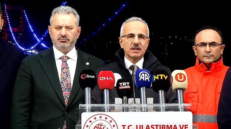 Ulaştırma Bakanı Uraloğlu, FSMdeki bakım çalışmalarını inceledi