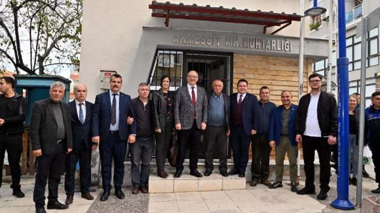 Manisa Büyükşehir Belediye Başkanı Ergün, vatandaşlarla bir araya geldi