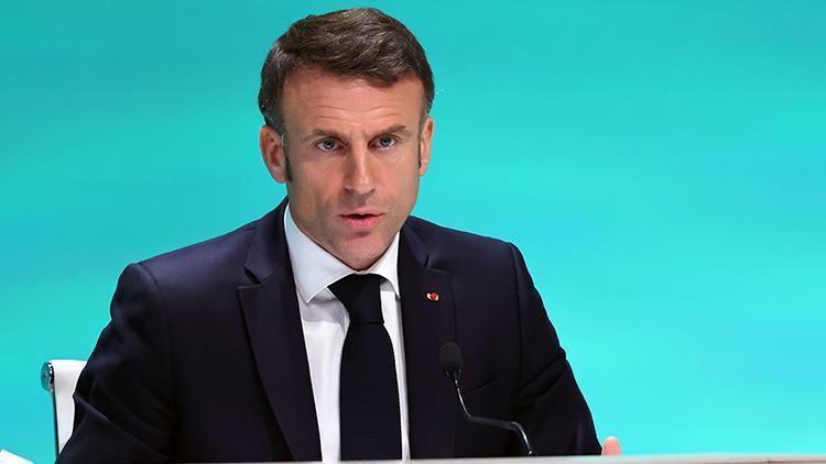 Macron: İsrail için kalıcı bir güvenlik olamaz