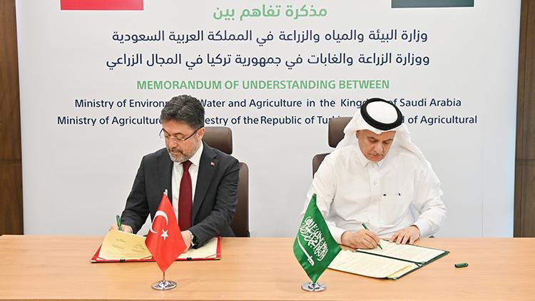 Tarım ve Orman Bakanı Yumaklı Suudi Arabistan’da... Tarım Alanında İşbirliği Mutabakat Zaptı imzalandı