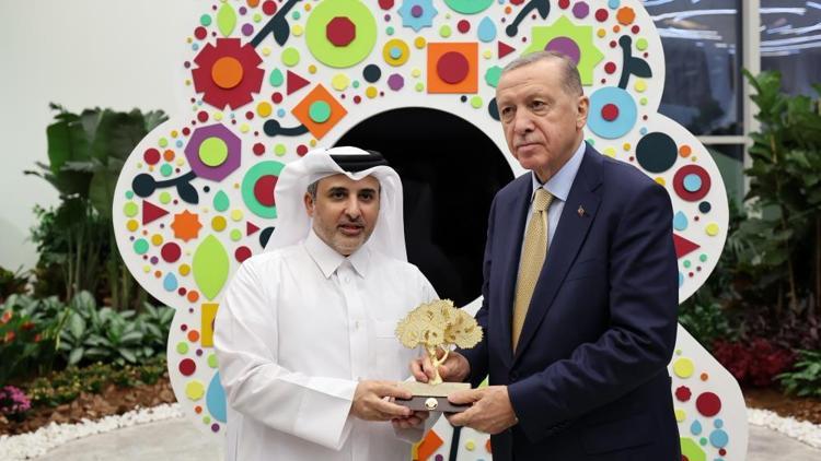 Cumhurbaşkanı Erdoğan, Katardaki EXPO 2023 fuar alanını ziyaret etti