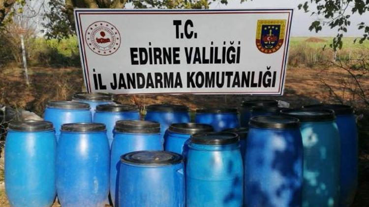 Edirne’de 2 bin litre sahte şarap ele geçirildi