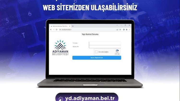 Orta hasarlı binaların son durumu bu ekrandan takip edilecek... İşte sorgulama sayfası