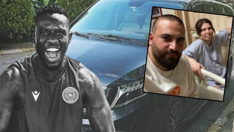 Mbaye Diagne, İstanbulda arabasının çalındığını duyurdu Çalan şahsı da ifşa etti